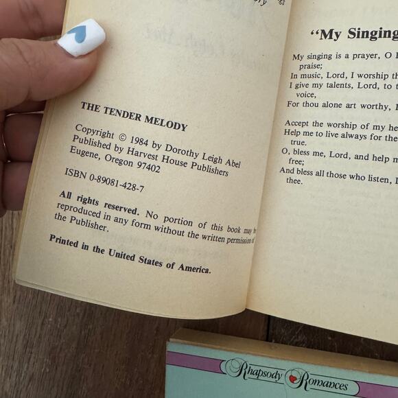 Bundle Three (3) Rhapsody Romance 1980s Romance Smut Novel Paperback Books - Picture 7 of 9